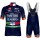 Nippo-Vini Fantini-Europa Ovini 2018 Fietskleding Set Wielershirt Korte Mouw+Korte Fietsbroeken Bib