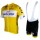Quick-Step Floors 2018 Tour Special Edition Geel Fietskleding Set Wielershirt Korte Mouw+Korte Fietsbroeken Bib