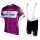 Quick-Step Floors 2018 Tour Special Edition Purper Fietskleding Set Wielershirt Korte Mouw+Korte Fietsbroeken Bib