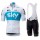 TEAM SKY 2018 Wit Fietskleding Set Wielershirt Korte Mouwen+Korte Fietsbroeken Bib