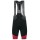 Santini Sleek 99 Rood Korte Fietsbroeken Bib