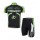 Merida 2014 Wielerkleding Set Wielershirts Korte Mouw+Fietsbroek Zwart Groen