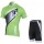 2013 Scott Racing Fietskleding Wielershirts Korte Mouw+Fietsbroekje Groen Zwart