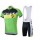 2015 Scott RC Fietskleding Set Fietsshirt Met Korte Mouwen+Korte Koersbroek Groen