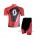 Scott RC Pro Wielerkleding Set Set Wielershirts Korte Mouw+Fietsbroek Rood Zwart I