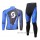 SCOTT RC Pro Wielerkleding Set Wielershirt Lange Mouw+Lange Fietsbroeken Blauw Zwart