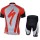 2013 Specialized Fietskleding Wielershirts Korte Mouw+Fietsbroekje Wit Rood Zwart