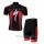 Specialized S-Work Wielerkleding Set Set Wielershirts Korte Mouw+Fietsbroek Zwart Rood