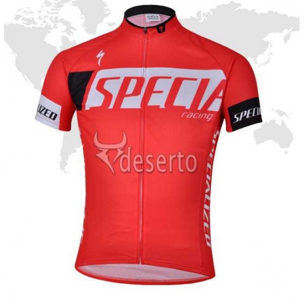 Specialized Racing Wielershirt Met Korte Mouwen Rood
