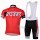 Specialized Racing Fietskleding Set Fietsshirt Met Korte Mouwen+Korte Koersbroek Rood