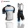 2016 Team Specialized Fietskleding Set Fietsshirt Met Korte Mouwen+Korte Koersbroek Blauw Wit Zwart