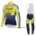 Teams Saxo Tinkoff 2014 Fietskleding Wielershirt Lange Mouw+Lange Fietsbroeken Bib