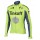 2016 Tinkoff Wielerkleding Wielershirt Lange Mouw Vliezen Lichtgroen