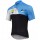 2015 Tinkoff Wielershirt Met Korte Mouwen Blauw Zwart