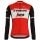 Trek Segafredo 2019 Rood Wielershirt Lange Mouw